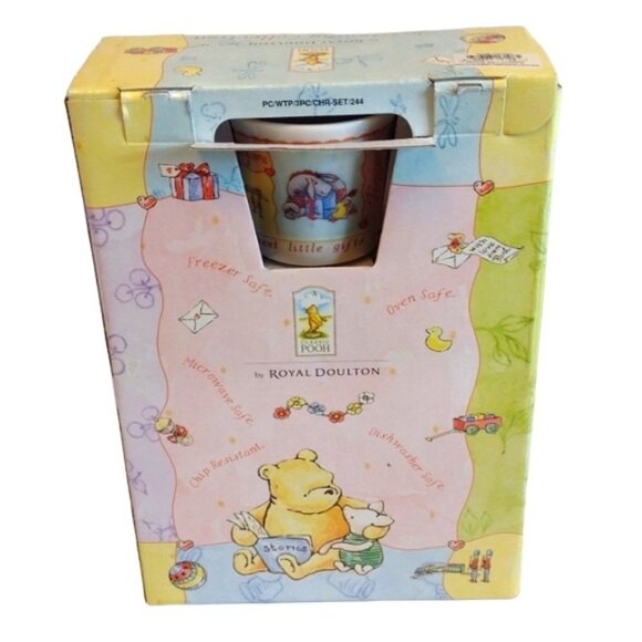 Vintage Christening Collection Classic Pooh Royal Doulton New Unused Ope… - Picture 14 of 15